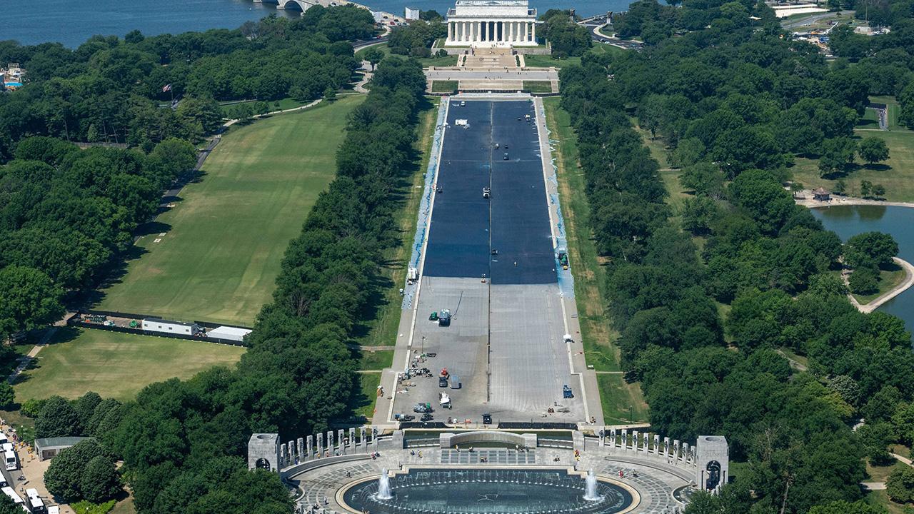 reflecting pool drained