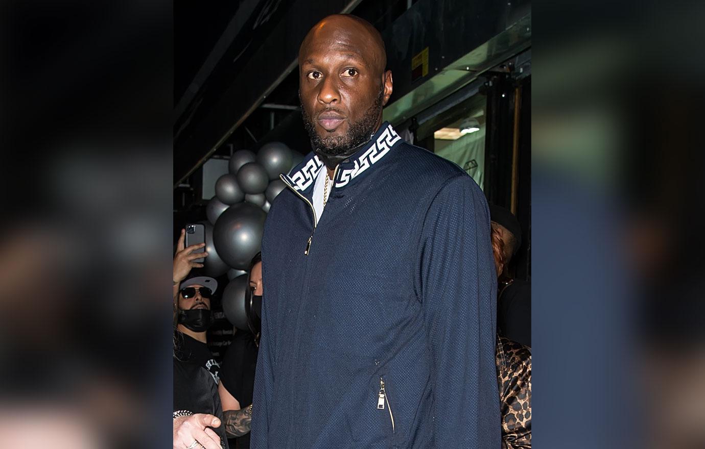 lamar odom exes war leaving an hour after she post him claim left first