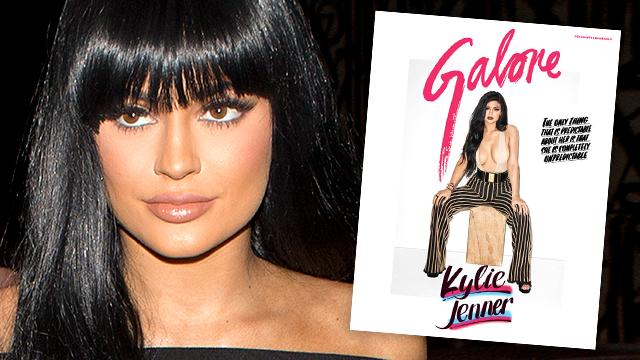 Barely Legal Kylie Jenner Bares Her Cleavage Curves For New Mag