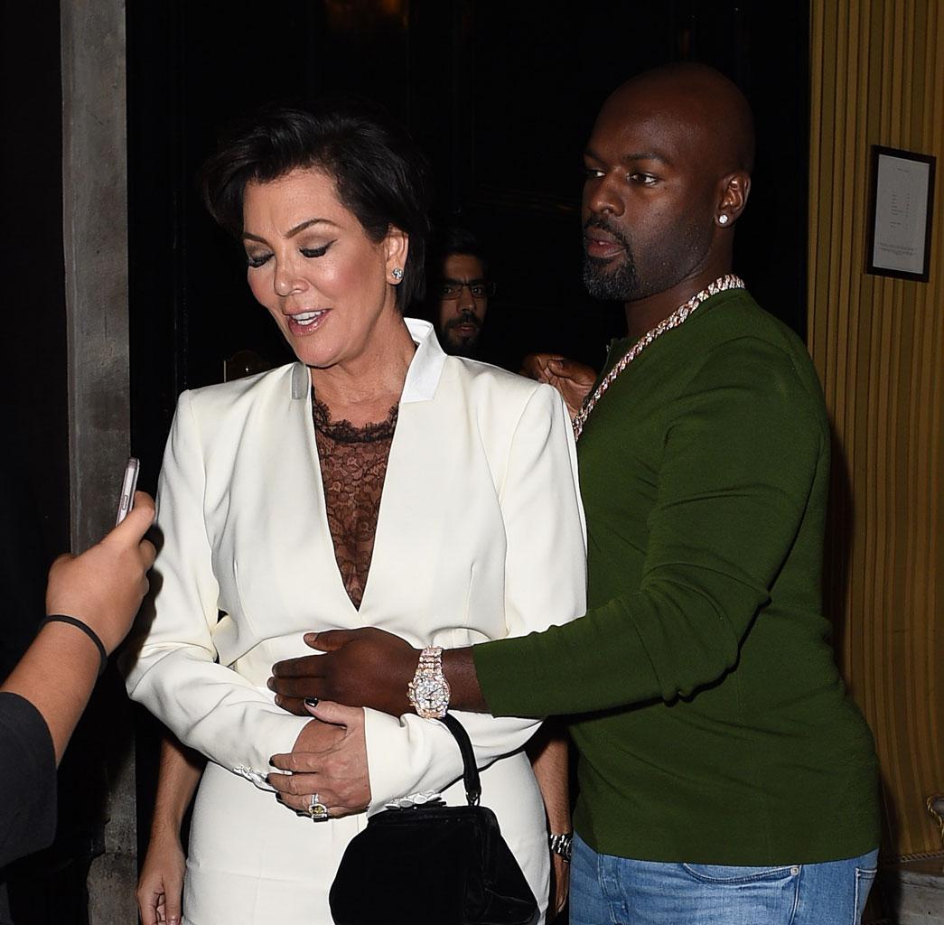 Kris Jenner Corey Gamble Drunk Paris