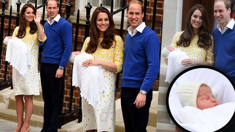 Kate Middleton Prince William Baby Girl Photos