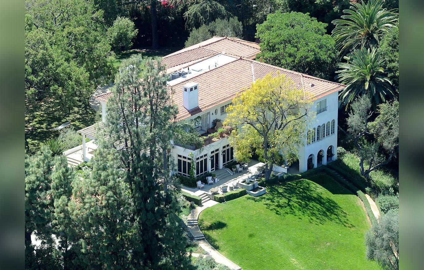 Brad Pitt House Aerial Photos Prove Spending Time With Kids