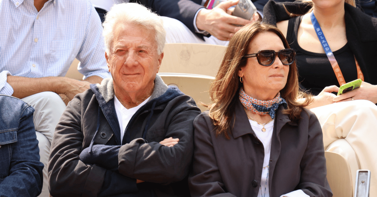Photo of Lisa and Dustin Hoffman