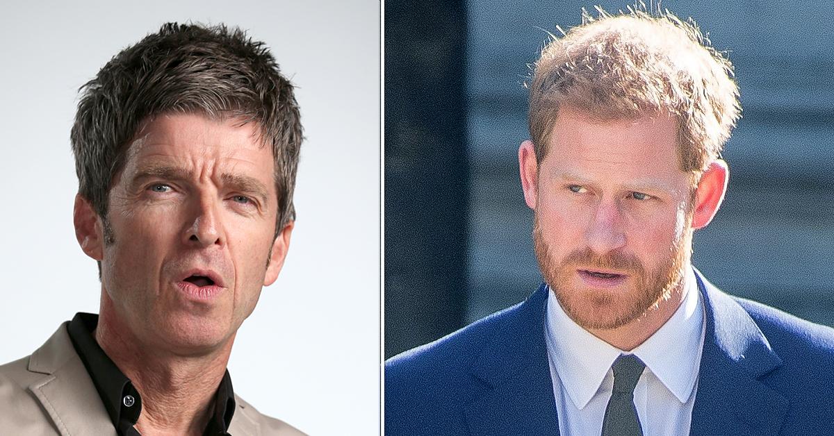 noel gallagher slams prince harry william brother liam royal family oasis