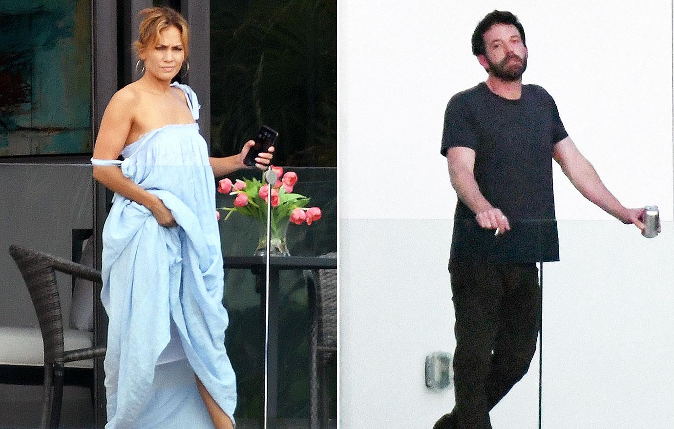 ben affleck los angeles jen garner photos jennifer lopez miami reunion r