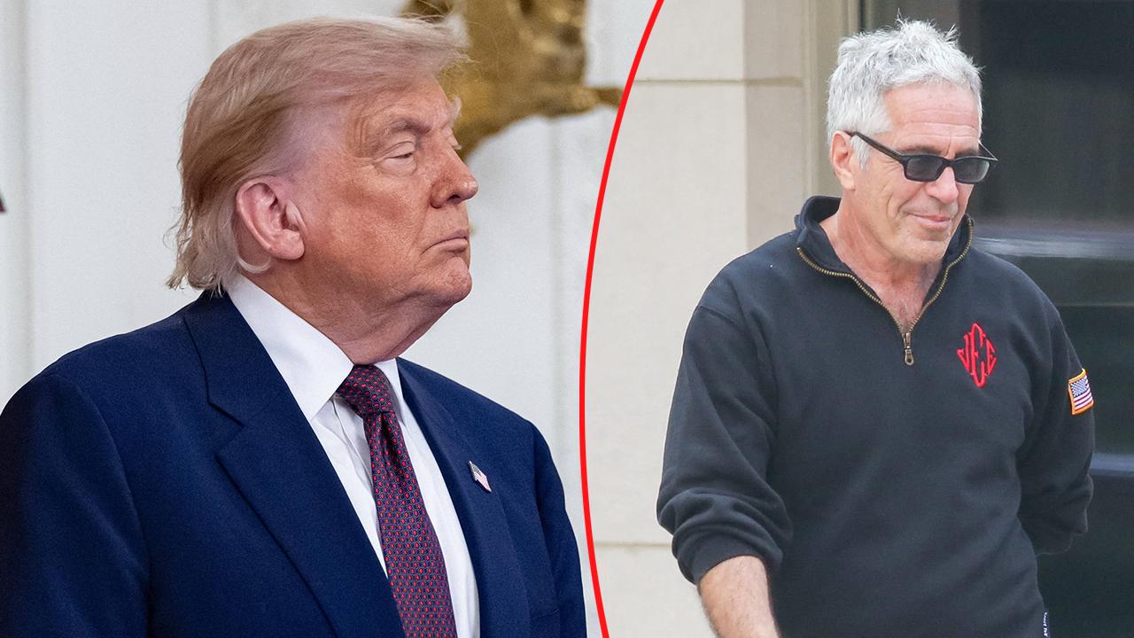 Photo of Donald Trump, Jeffrey Epstein