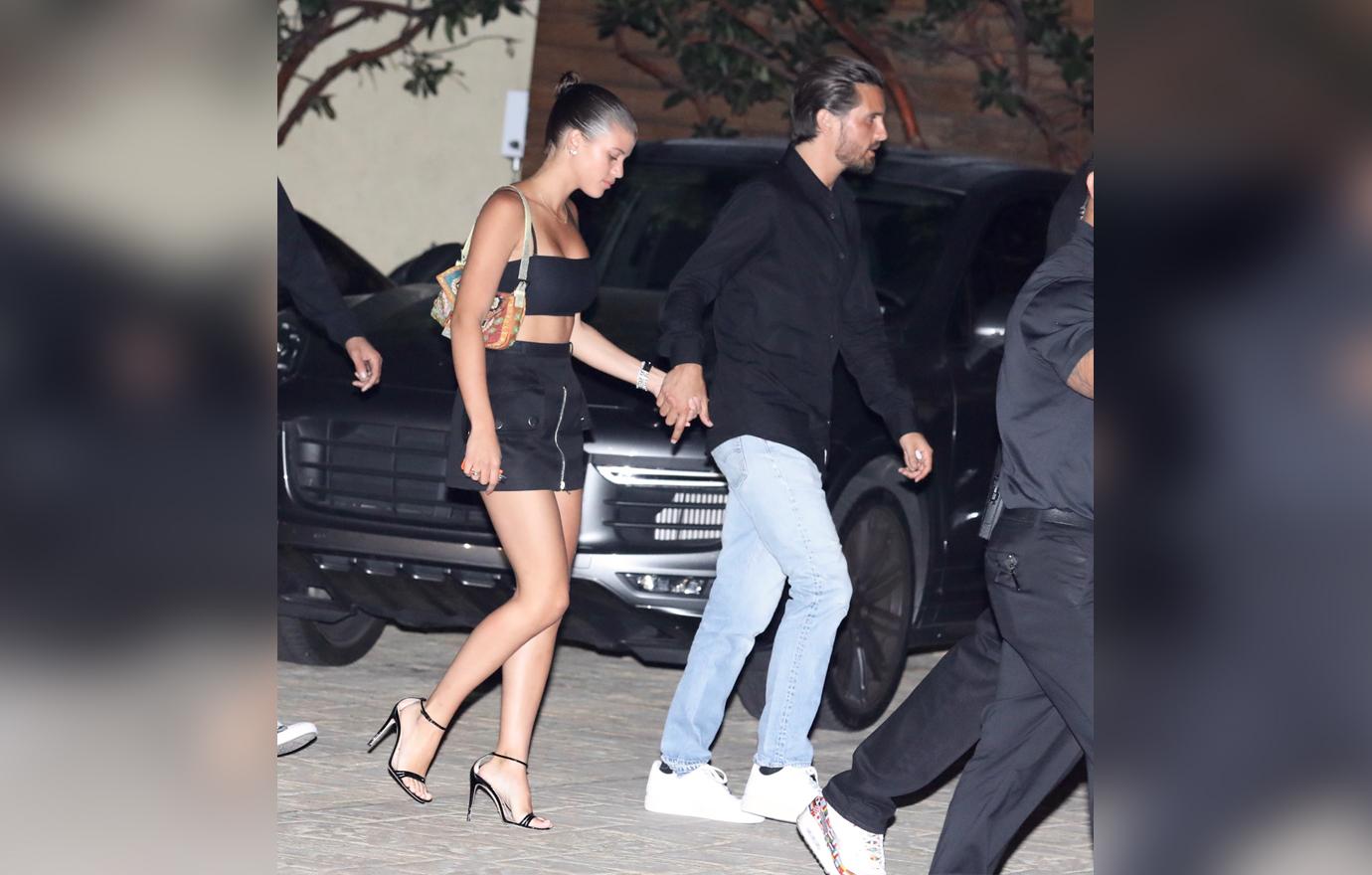 Sofia Richie Flaunts Body On Dinner Date With Scott Disick