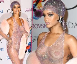 //rihanna sexy dress gown crystals photo cfda icon award photos tall