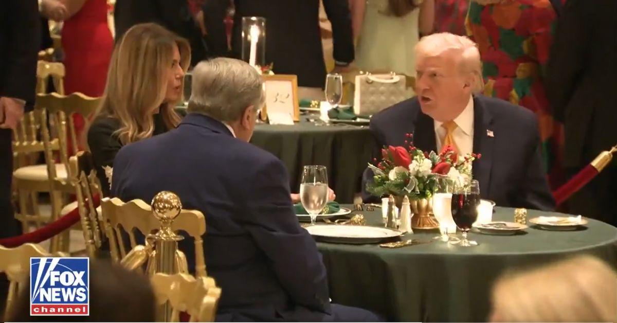 photo of donald trump, melania and viktor knavs