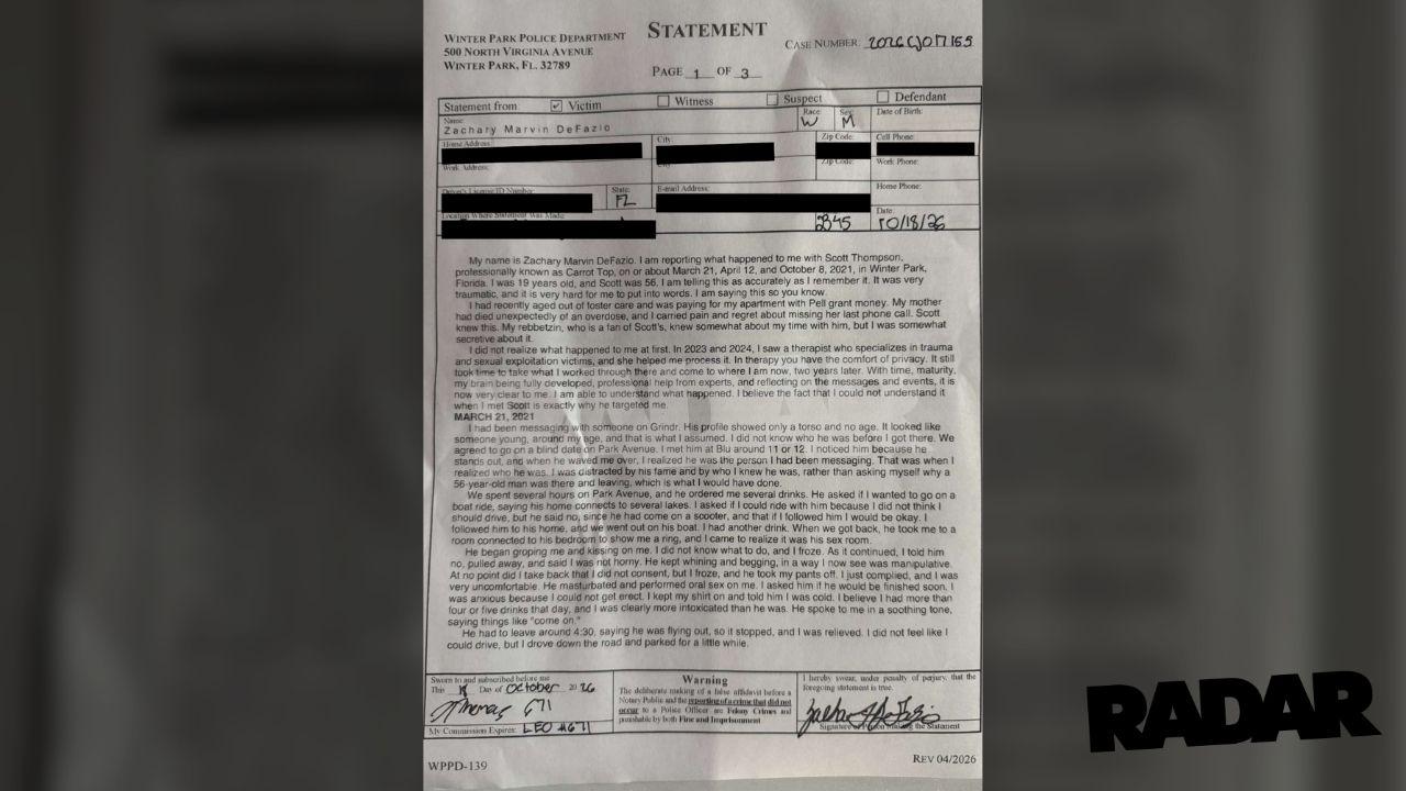 Police statement
