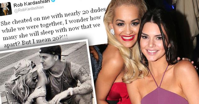 Kendall Jenner & Rob Kardashian's Ex Rita Ora At Amfar