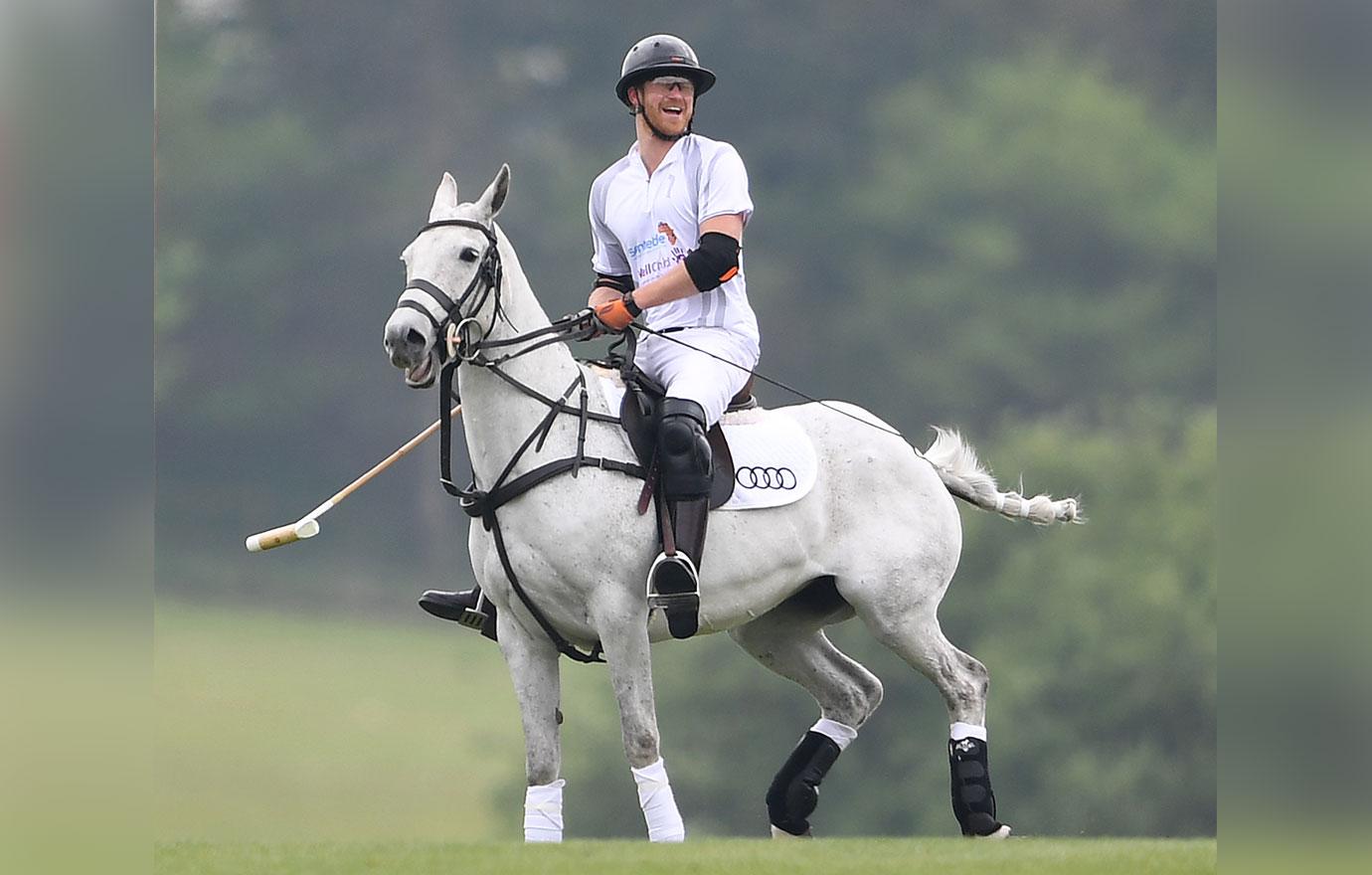 Prince Harry Meghan Markle Public Appearance Polo Game Pics