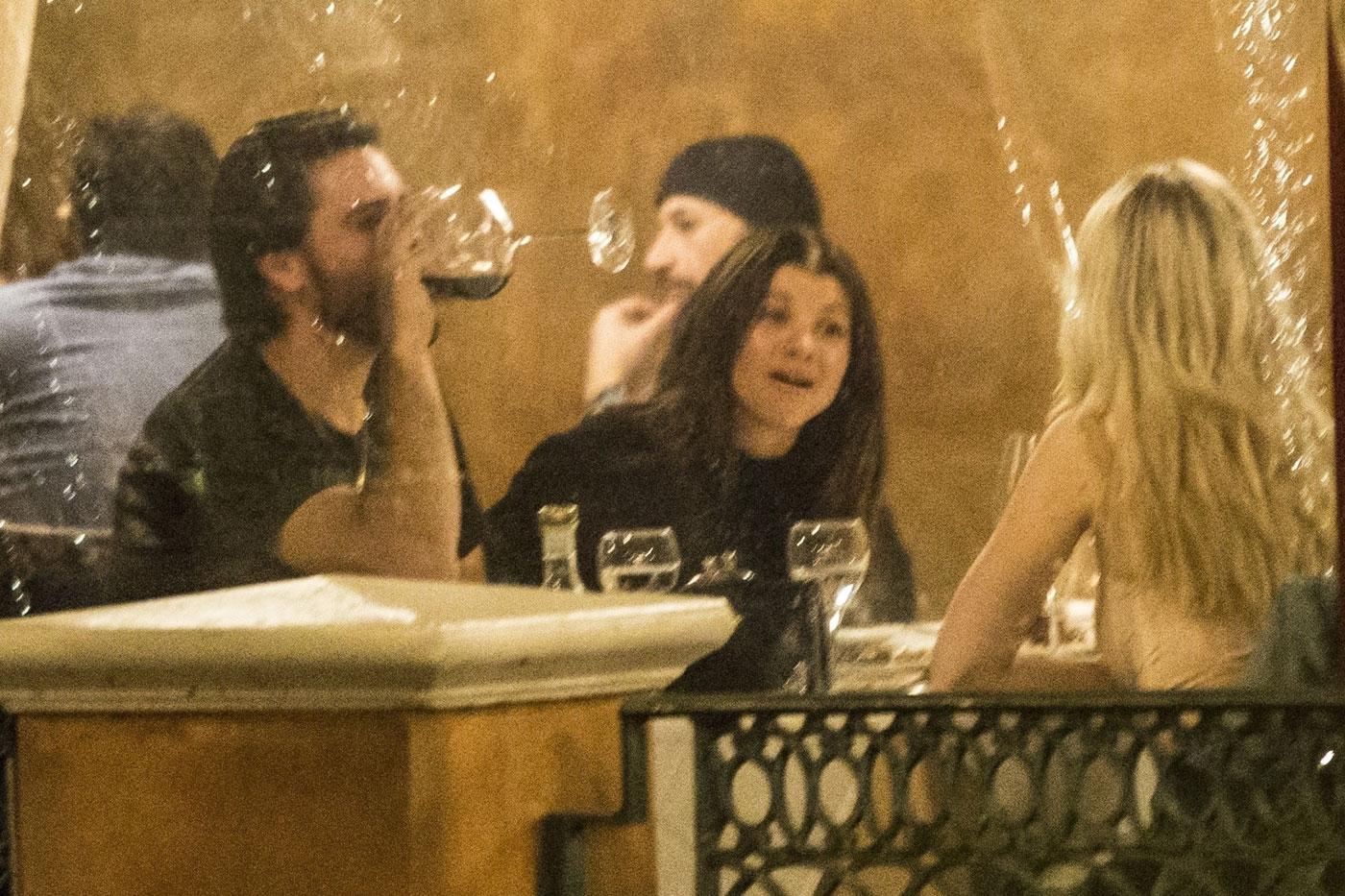 Sofia Richie Scott Disick date night wine