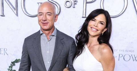 Photo of Jeff Bezos, Lauren Sánchez