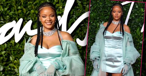Pregnant? Rihanna Has Suspicious Belly Bump In Tiny Mini Dress
