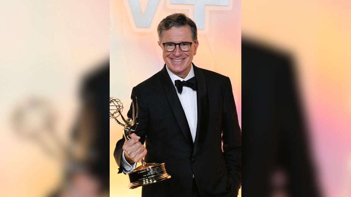A photo of Stephen Colbert