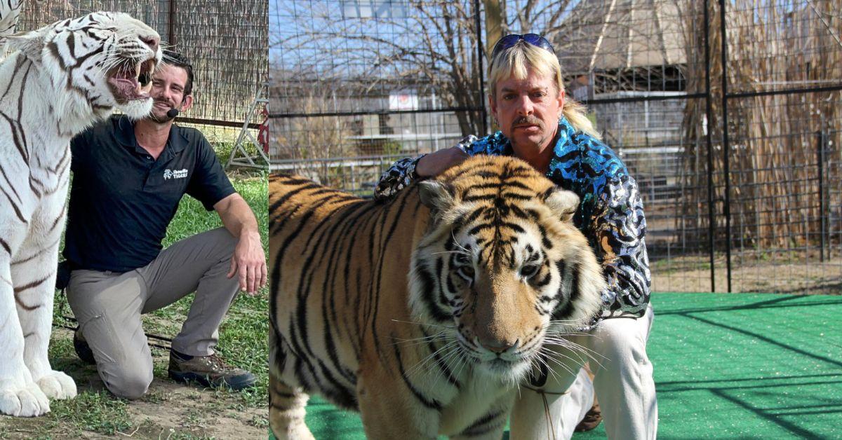Joe Exotic's associate Ryan Easley was killed during a tiger training demonstration at his Oklahoma preserve.