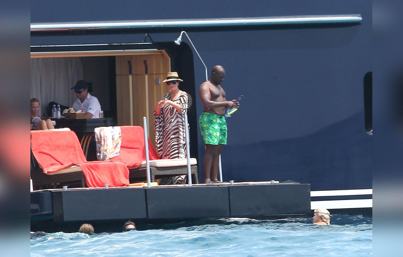 Kris Jenner Flaunts Body In France Swimsuit Pics