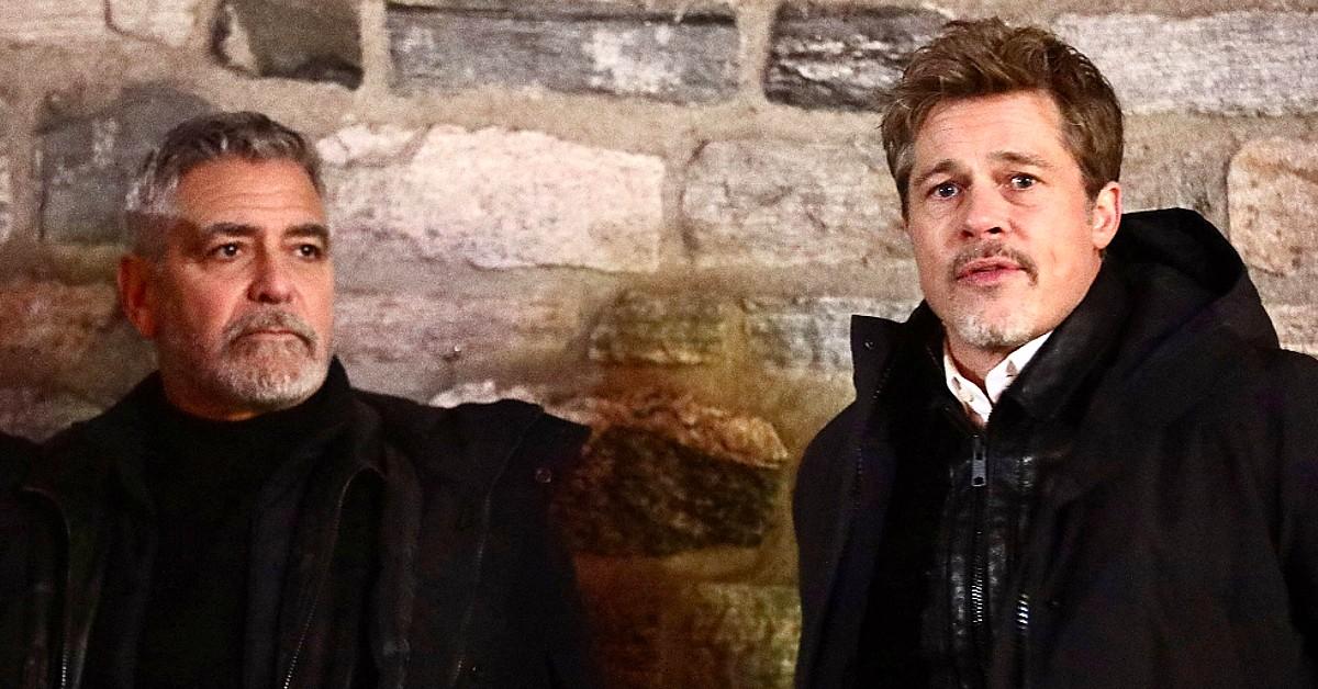 brad pitt leaning on george clooney as angelina jolie divorce feud gets even more bitter i know hes got my back i got his