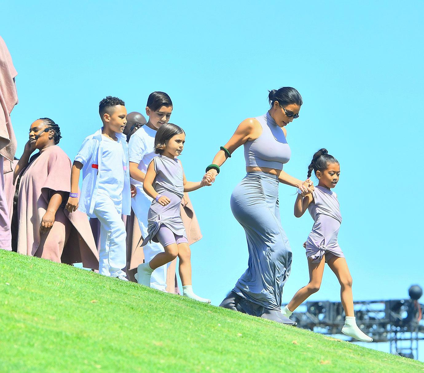 Kim Kardashian, Kanye & Family Host Sunday Service At Coachella