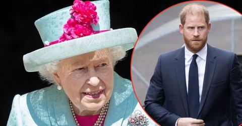Photo of Queen Elizabeth and Prince Harry