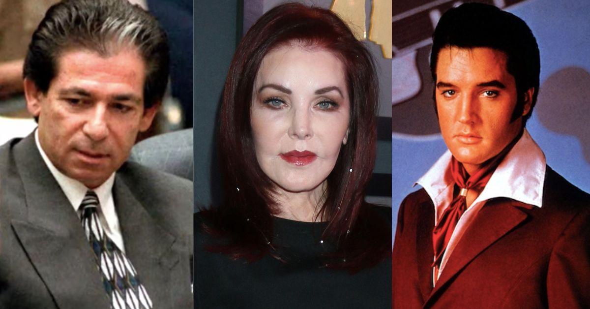 Priscilla Presley secretly dated Robert Kardashian while still taking late-night calls from Elvis Presley.