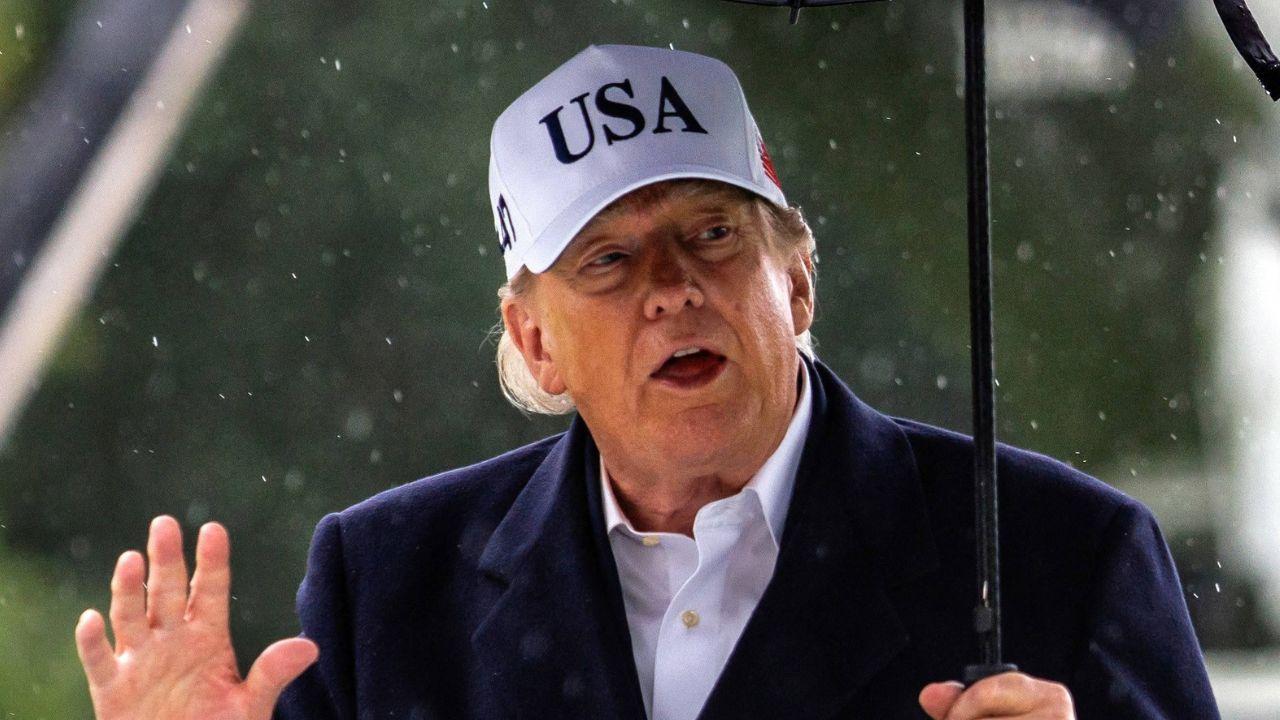 image of Donald Trump rejected the idea that artificial intelligence advances will lead to the end of humanity.