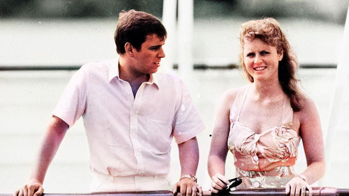 Photo of Andrew Windsor and Sarah Ferguson