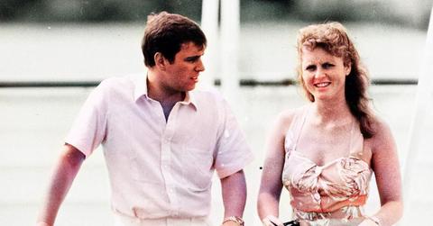 Photo of Andrew Windsor and Sarah Ferguson