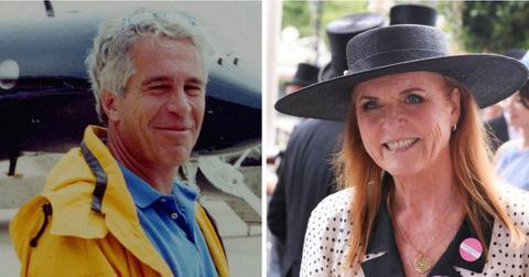 Photo of Sarah Ferguson and Jeffrey Epstein