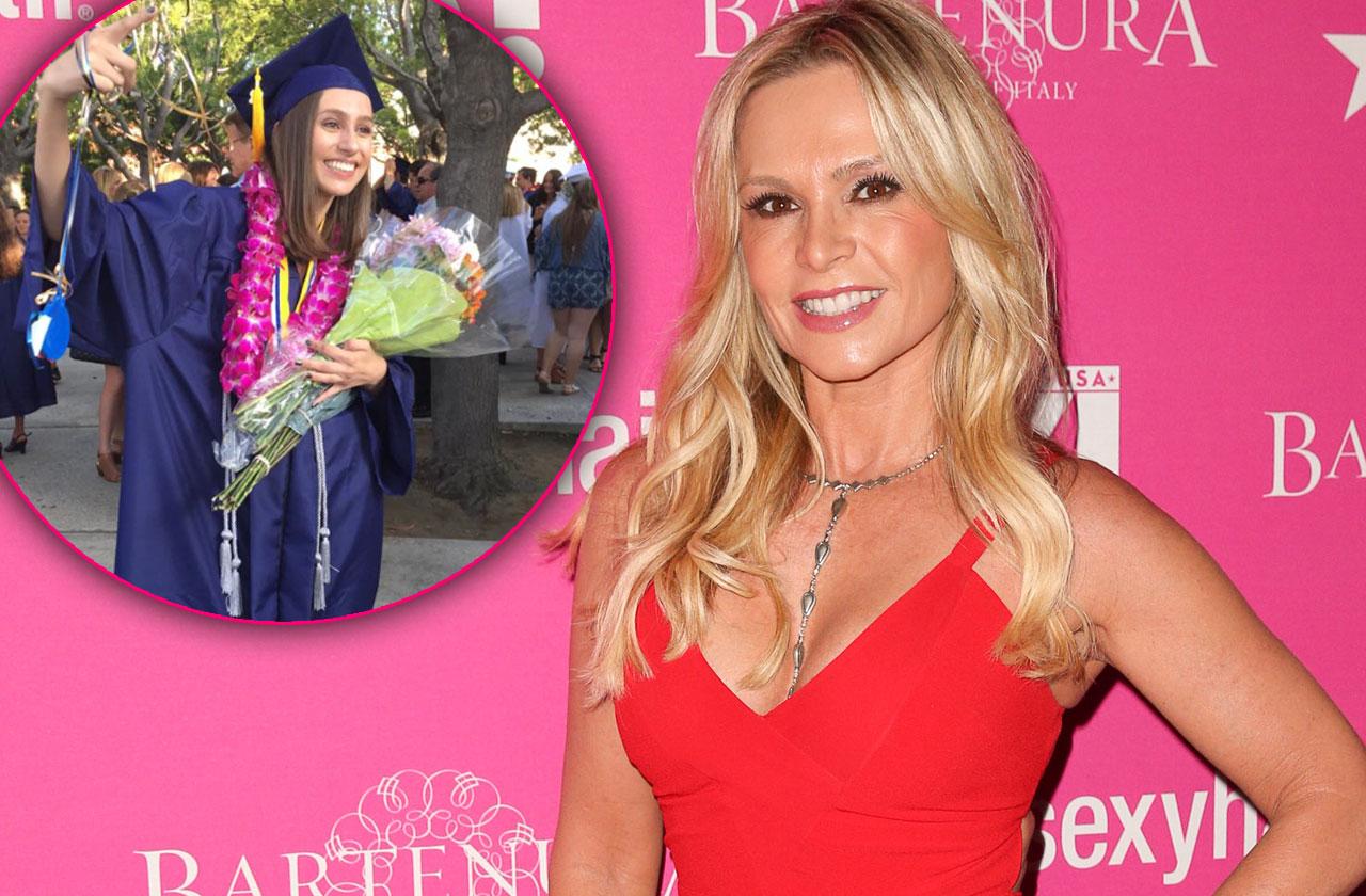 tamra judge estranged daughter sidney barney graduation rhoc pics