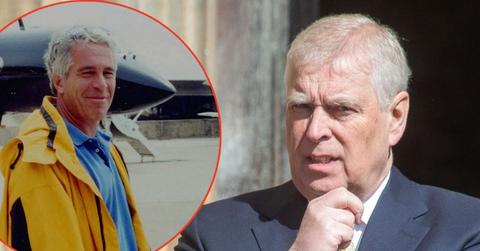 Photo of Andrew Windsor and Jeffrey Epstein