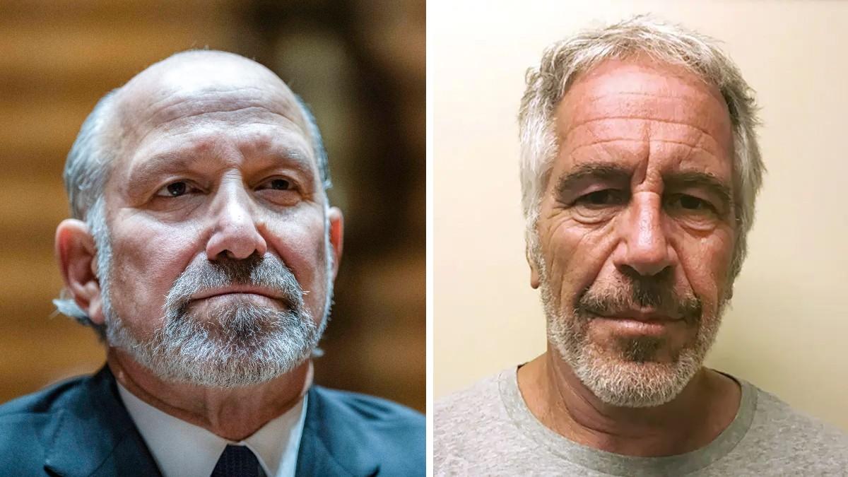 Photo of Howard Lutnick,Jeffrey Epstein