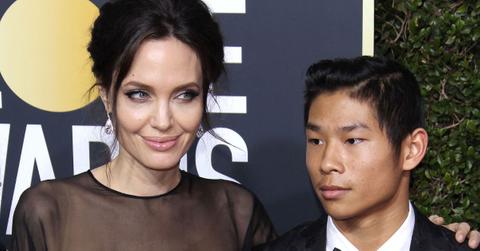 Photo of Angelina Jolie and her son Pax