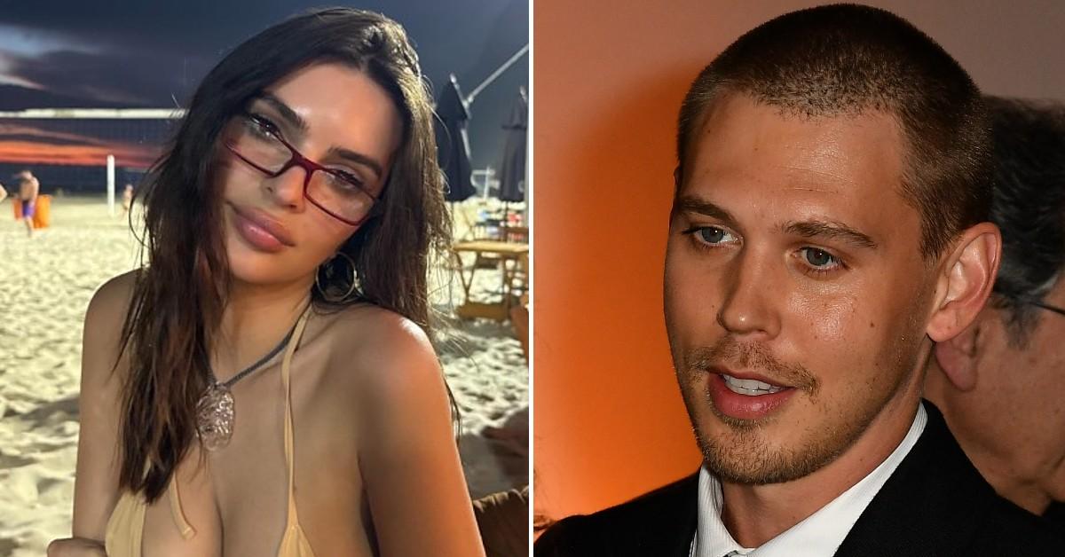 Split photo of Emily Ratajkowski, Austin Butler