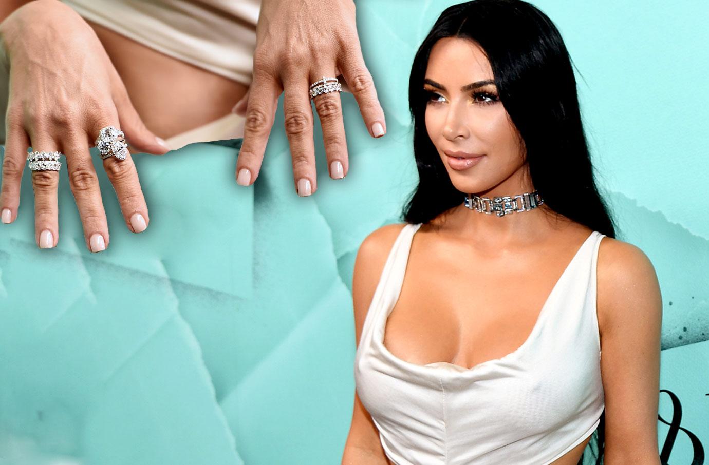 Kim Kardashian Diamond Engagement Ring