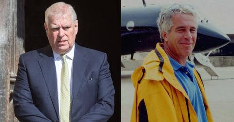 picture of Prince Andrew and Jeffrey Epstein