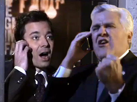 Jay Leno and Jimmy Fallon