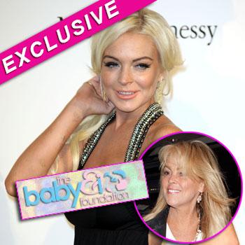 //lindsay lohan dina lohan the baby foundation