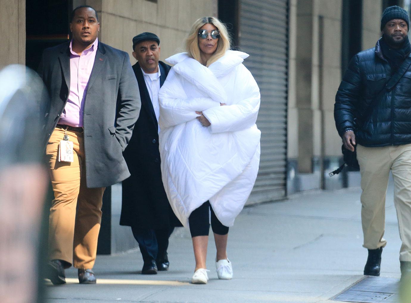 Wendy Williams steps out in stuffed animal-covered sweatshirt