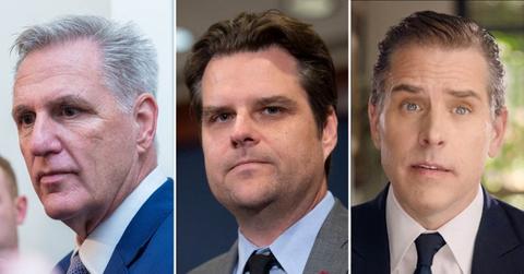 kevin mccarthy dubs matt gaetz the hunter biden of the gop