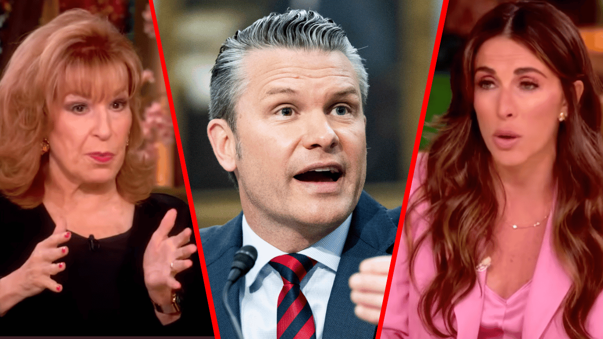 Pete Hegseth faced backlash on 'The View.'