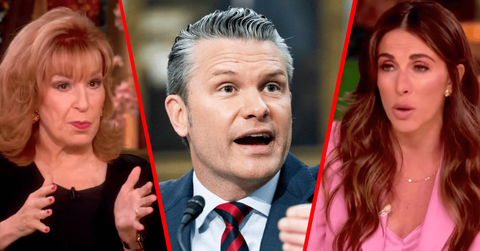 Pete Hegseth faced backlash on 'The View.'