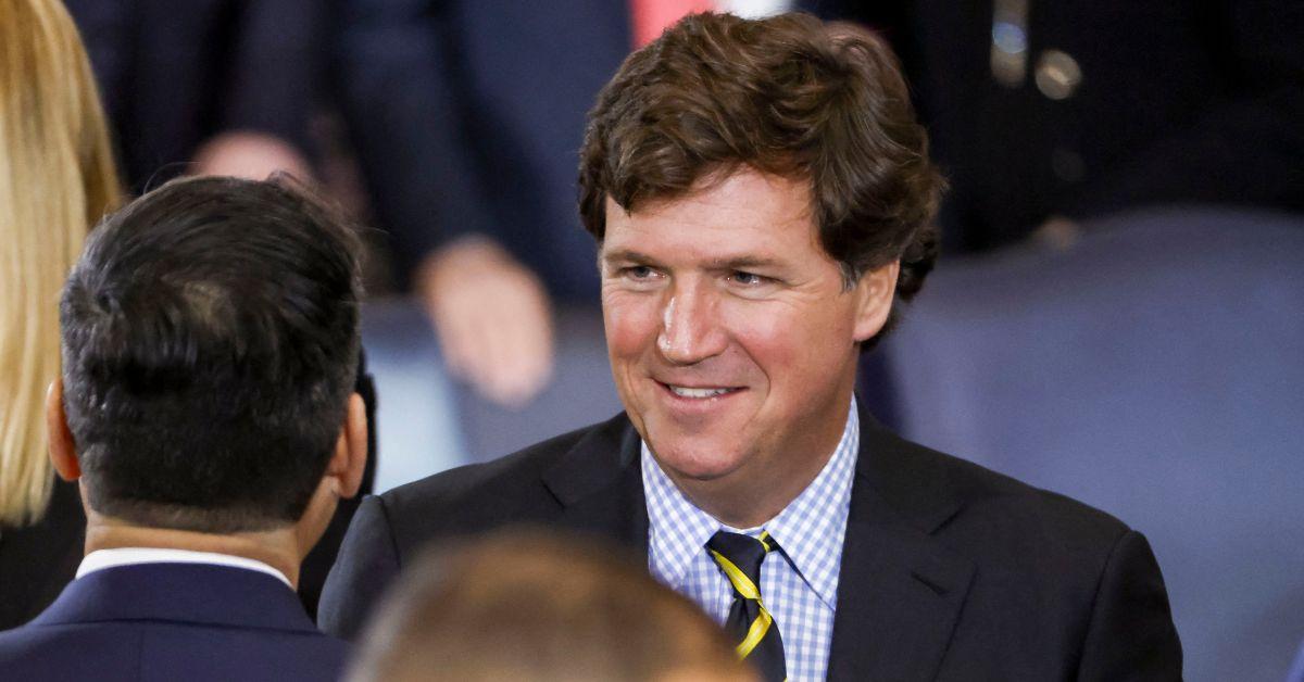 Image of Carlson’s dramatic transformation has fueled online speculation as he reemerges in political circles.