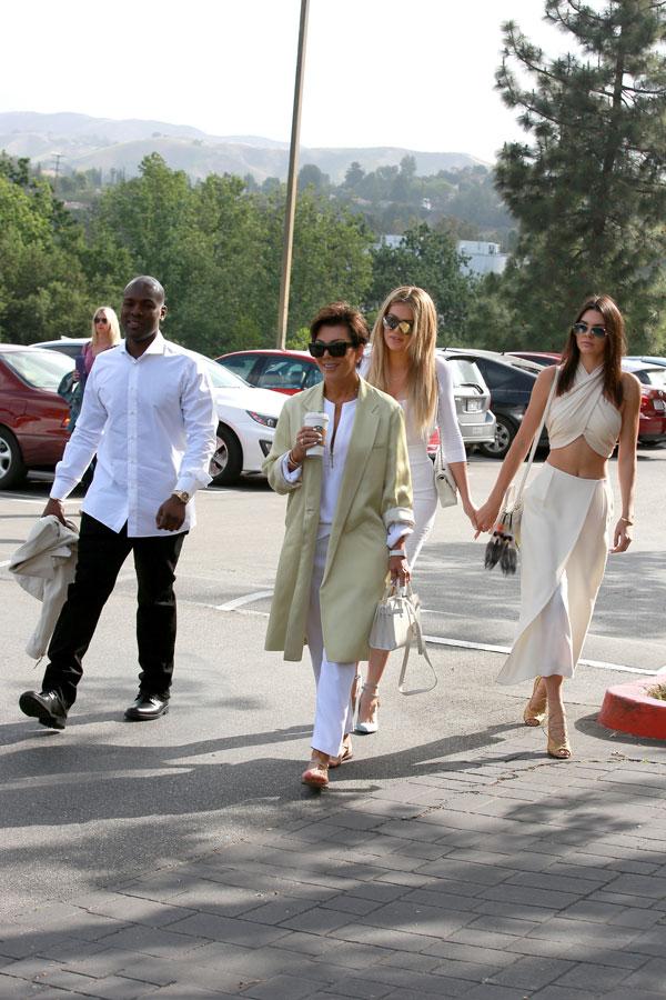 Kardashian Family Attends Church For Easter Sunday