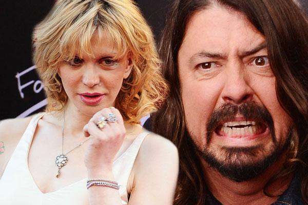 //dave grohl and courtney love