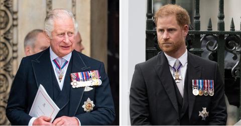Photo of King Charles III and Prince Harry
