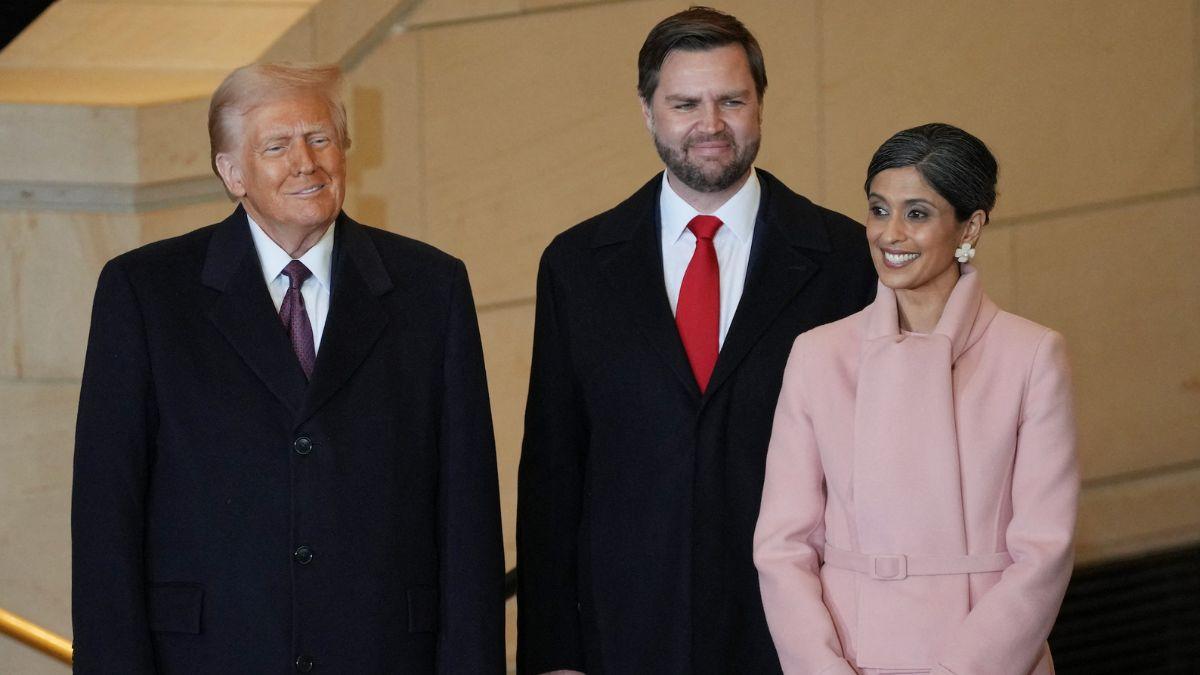 Photo of Donald Trump, JD Vance, Usha Vance