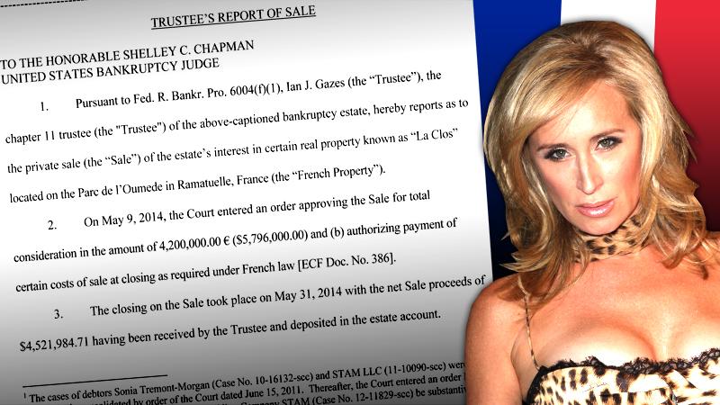 //sonja morgan sells   french estate help pay off bankruptcy debt pp sl