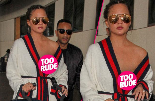 Chrissy Teigen Has a Nip-Slip, Posts Sexy Pic with Nipple Showing